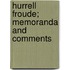Hurrell Froude; Memoranda And Comments