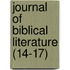 Journal of Biblical Literature (14-17)