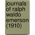 Journals Of Ralph Waldo Emerson (1910)