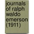 Journals Of Ralph Waldo Emerson (1911)