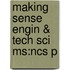 Making Sense Engin & Tech Sci Ms:ncs P