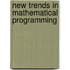 New Trends In Mathematical Programming