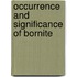 Occurrence and Significance of Bornite