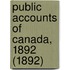 Public Accounts of Canada, 1892 (1892)
