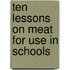 Ten Lessons on Meat for Use in Schools