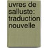 Uvres De Salluste: Traduction Nouvelle