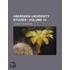 Aberdeen University Studies (Volume 10)
