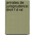 Annales De Jurisprudence: Droit F D Ral