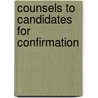 Counsels To Candidates For Confirmation door John Wareing Bardsley