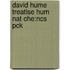 David Hume Treatise Hum Nat Che:ncs Pck