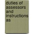 Duties Of Assessors And Instructions As