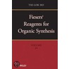 Fiesers' Reagents for Organic Synthesis door Tse-Lok Ho