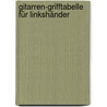 Gitarren-Grifftabelle für Linkshänder by Jeromy Bessler
