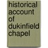 Historical Account Of Dukinfield Chapel