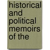 Historical And Political Memoirs Of The door Jean-Louis Soulavie