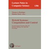 Hybrid Systems, Computation And Control door T.A. Henzinger