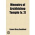Memoirs Of Archbishop Temple (Volume 2)