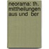 Neorama: Th. Mittheilungen Aus Und  Ber