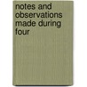 Notes And Observations Made During Four door William Kreutzer