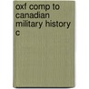 Oxf Comp To Canadian Military History C door Oliver