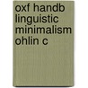 Oxf Handb Linguistic Minimalism Ohlin C door Cedric Boeckx