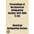 Proceedings Of The American Antiquarian