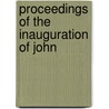 Proceedings Of The Inauguration Of John door University Of York
