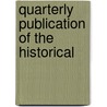 Quarterly Publication Of The Historical door Historical And Philosophical Ohio