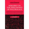Remarks On The Philosophy Of Psychology by Ludwig Witthenstein