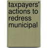 Taxpayers' Actions To Redress Municipal door John Crawford Thomson