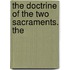 The Doctrine Of The Two Sacraments. The