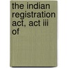 The Indian Registration Act, Act Iii Of door India