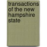 Transactions Of The New Hampshire State door New Hampshire State Society
