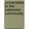 Universities in the Valencian Community by Not Available