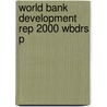 World Bank Development Rep 2000 Wbdrs P door World Bank Group