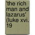 'The Rich Man And Lazarus' (Luke Xvi. 19
