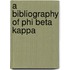 A Bibliography Of Phi Beta Kappa
