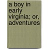 A Boy In Early Virginia; Or, Adventures door Edward Robins
