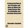A Connected View Of The Principles And R door Alexander Campbell
