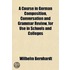 A Course In German Composition, Conversa
