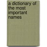 A Dictionary Of The Most Important Names door Howard Malcolm