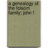 A Genealogy Of The Folsom Family; John F