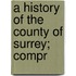 A History Of The County Of Surrey; Compr