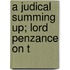 A Judical Summing Up; Lord Penzance On T