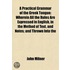 A Practical Grammar Of The Greek Tongue;
