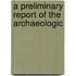 A Preliminary Report Of The Archaeologic