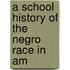 A School History Of The Negro Race In Am