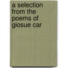 A Selection From The Poems Of Giosue Car door Giosu� Carducci
