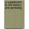 A Supplement To The History And Genealog door Amzi Benedict Davenport