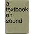 A Textbook On Sound